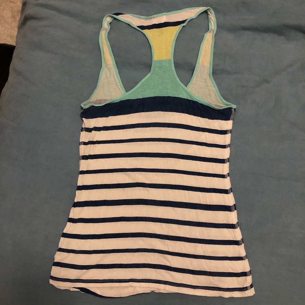 Striped Racerback Tank - Picture 2 of 6
